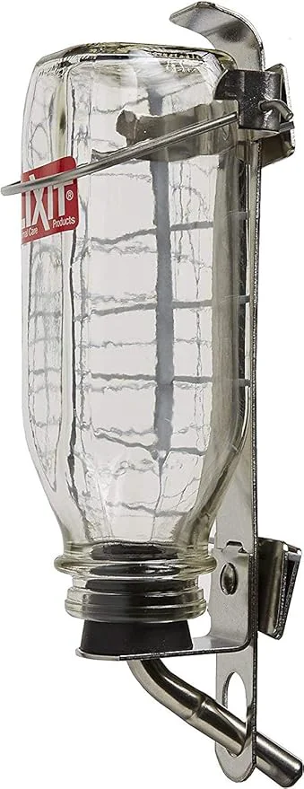 Fashionable Lixit Heavy Duty Deluxe Glass Water Bottles for Birds Dogs and Small Animals. 16oz Small Tube About ThisOverview Exceptional
