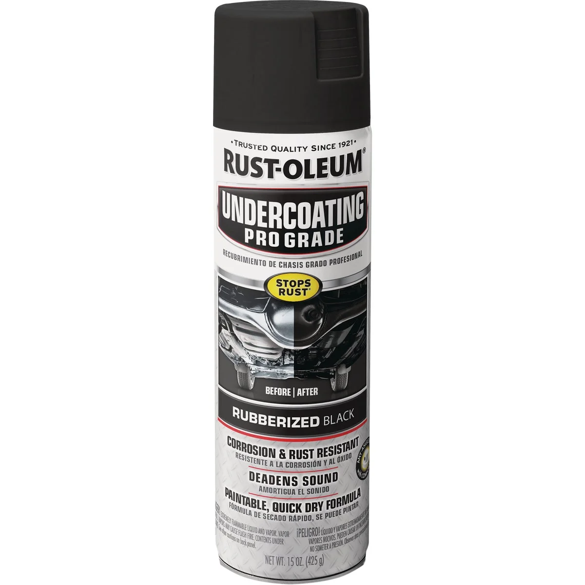 Pure Rust-Oleum Professional Grade Rubberized Spray Undercoating Comfortable
