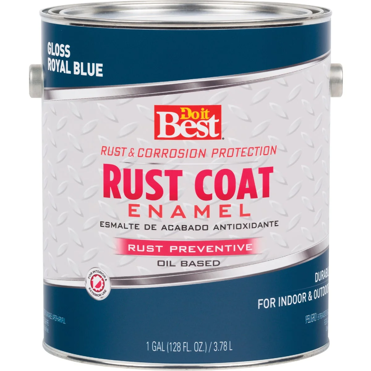 Healthy Do it Rust Coat Oil-Based Gloss Enamel Royal Blue 1 Gal. High-Grade