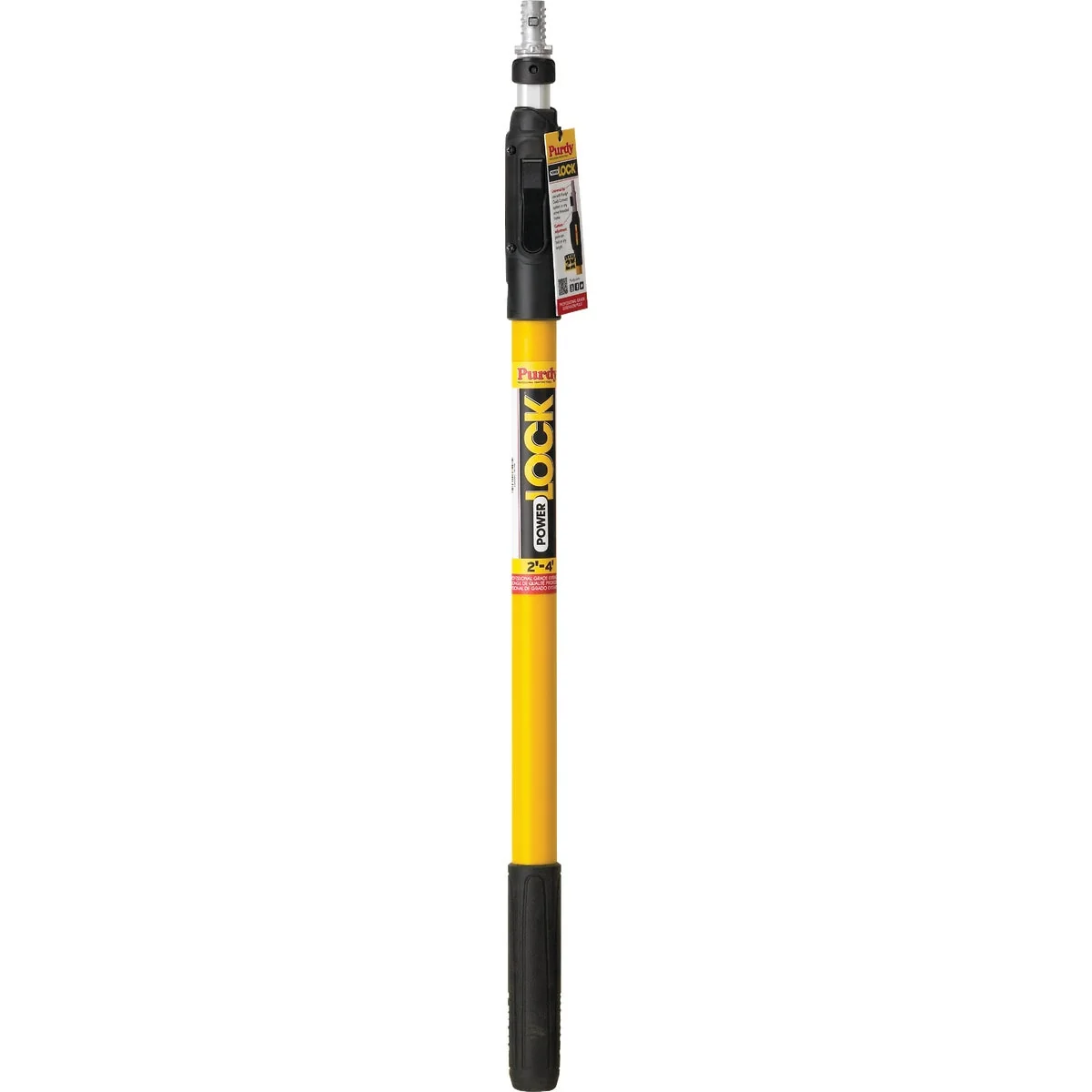 Genuine Purdy POWER LOCK 2 to 4 Ft. Aluminum Fiberglass Extension Pole Natural