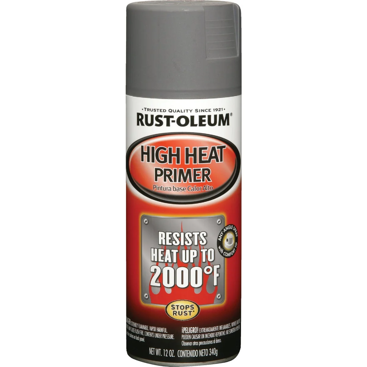Green Rust-Oleum 12 Oz. High Heat Primer Gray Exceptional