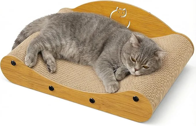 Top-Quality Gimars Wood Grain Cat Scratcher Sofa MZB-CS-MAbout ThisOverview Traditional
