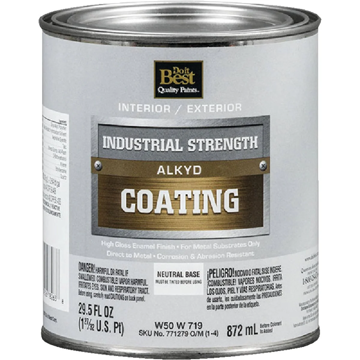 High-Grade Do it Neutral Base Alkyd Industrial Coating 1 Qt. Genuine
