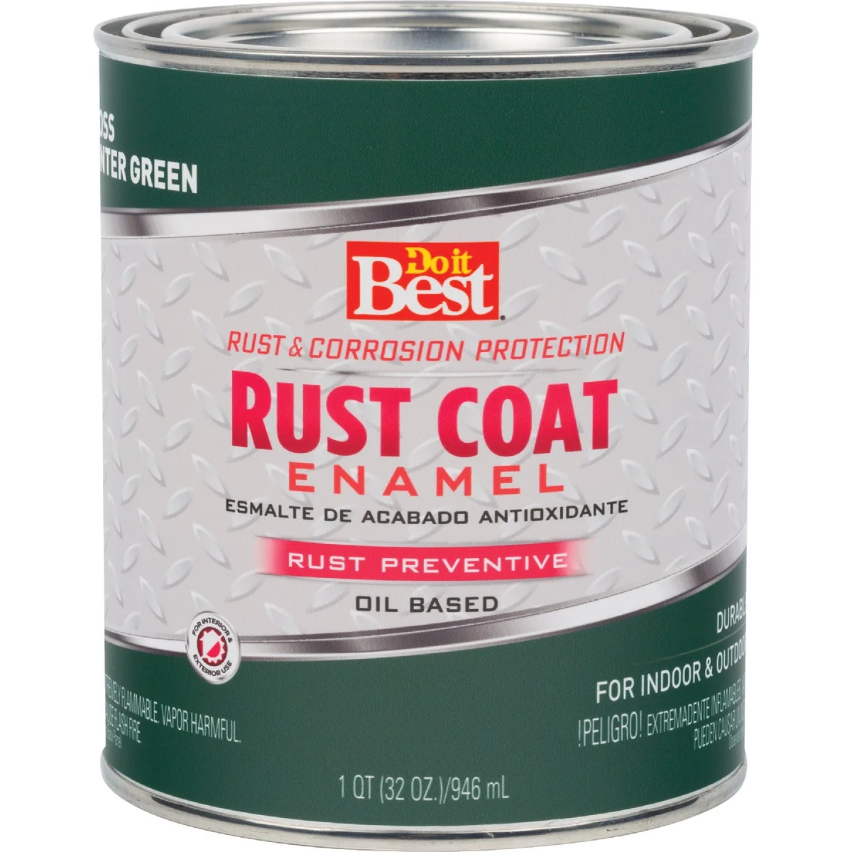 Prestigious Do it Rust Coat Oil-Based Gloss Enamel Hunter Green 1 Qt. Smooth