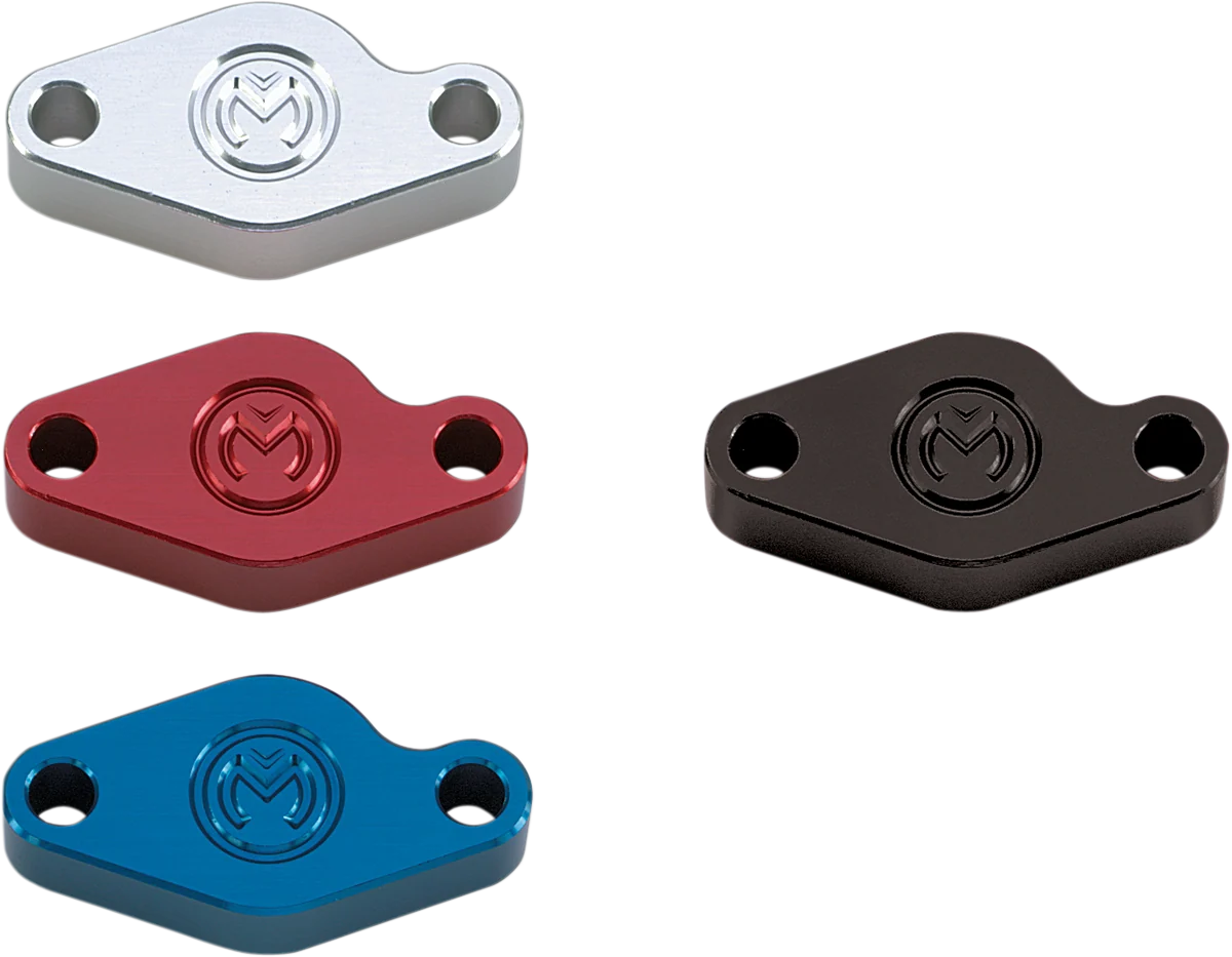 Consistent MOOSE RACING E-Brake Block-Off Plate - Red BL-BP6061R Professional