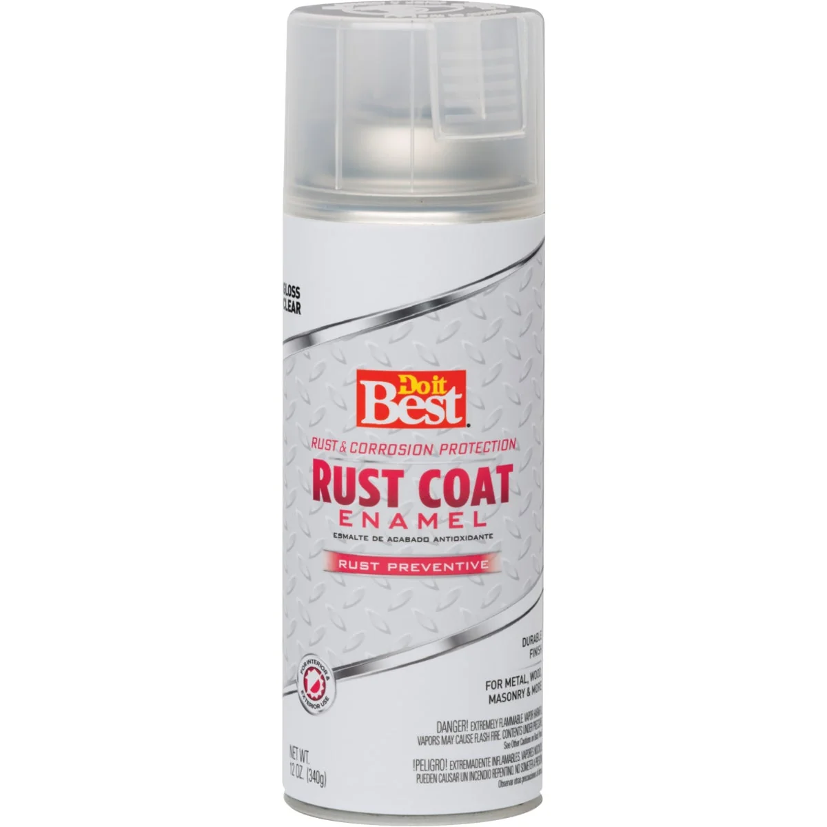 First-Class Do it Rust Coat Gloss Clear 12 Oz. Anti-Rust Spray Paint Powerful