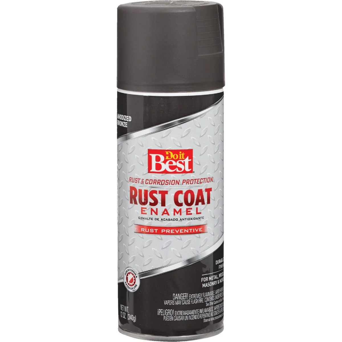 Powerful Do it Rust Coat Gloss Anodized Bronze 12 Oz. Anti-Rust Spray Paint Expertly Made