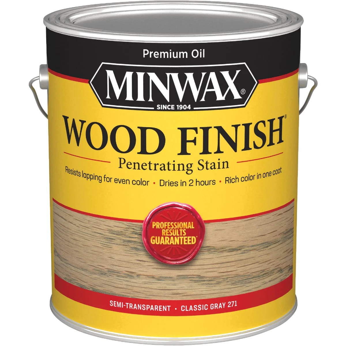 Enhanced Minwax Wood Finish Penetrating Stain Classic Gray 1 Gal. Relaxed