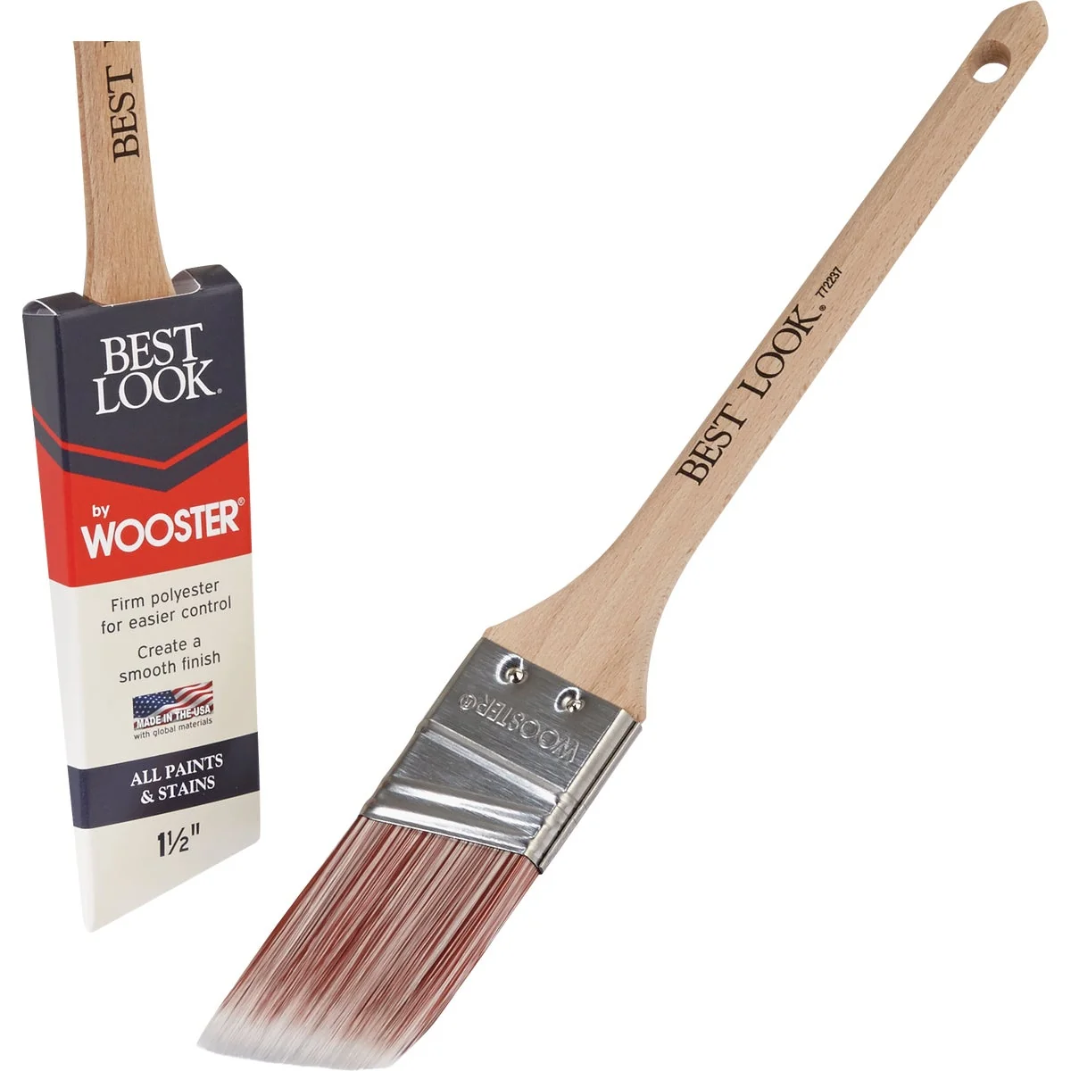 Reliable Look By Wooster 1-1 2 In. Thin Angle Sash Paint Brush Classic