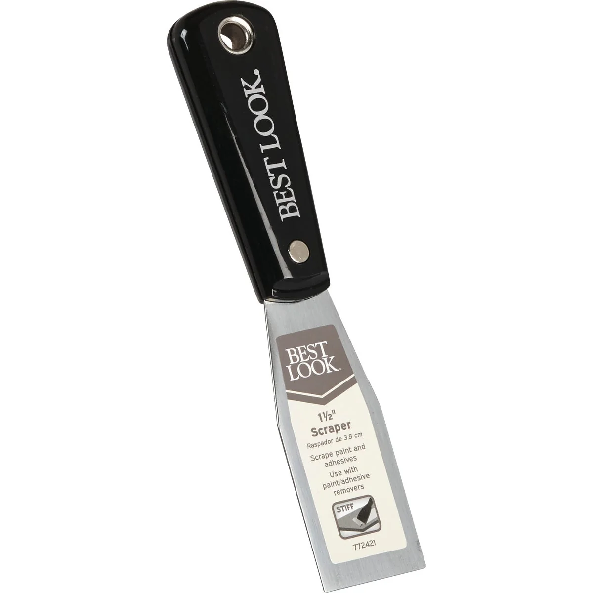 Trendy Look 1-1 2 In. Stiff Scraper Clean