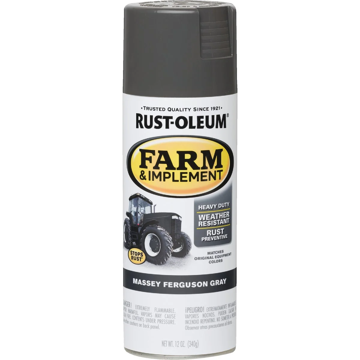 Casual Rust-Oleum 12 Oz. Massey Ferguson Gray Farm Implement Spray Paint User-Friendly