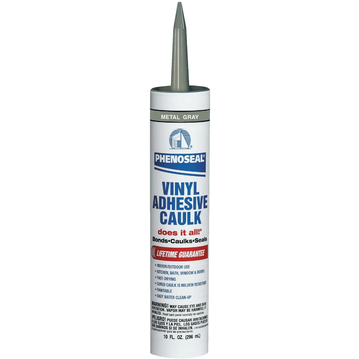 Sustainable Phenoseal 10 Oz. Metal Gray Vinyl Adhesive Caulk Outstanding