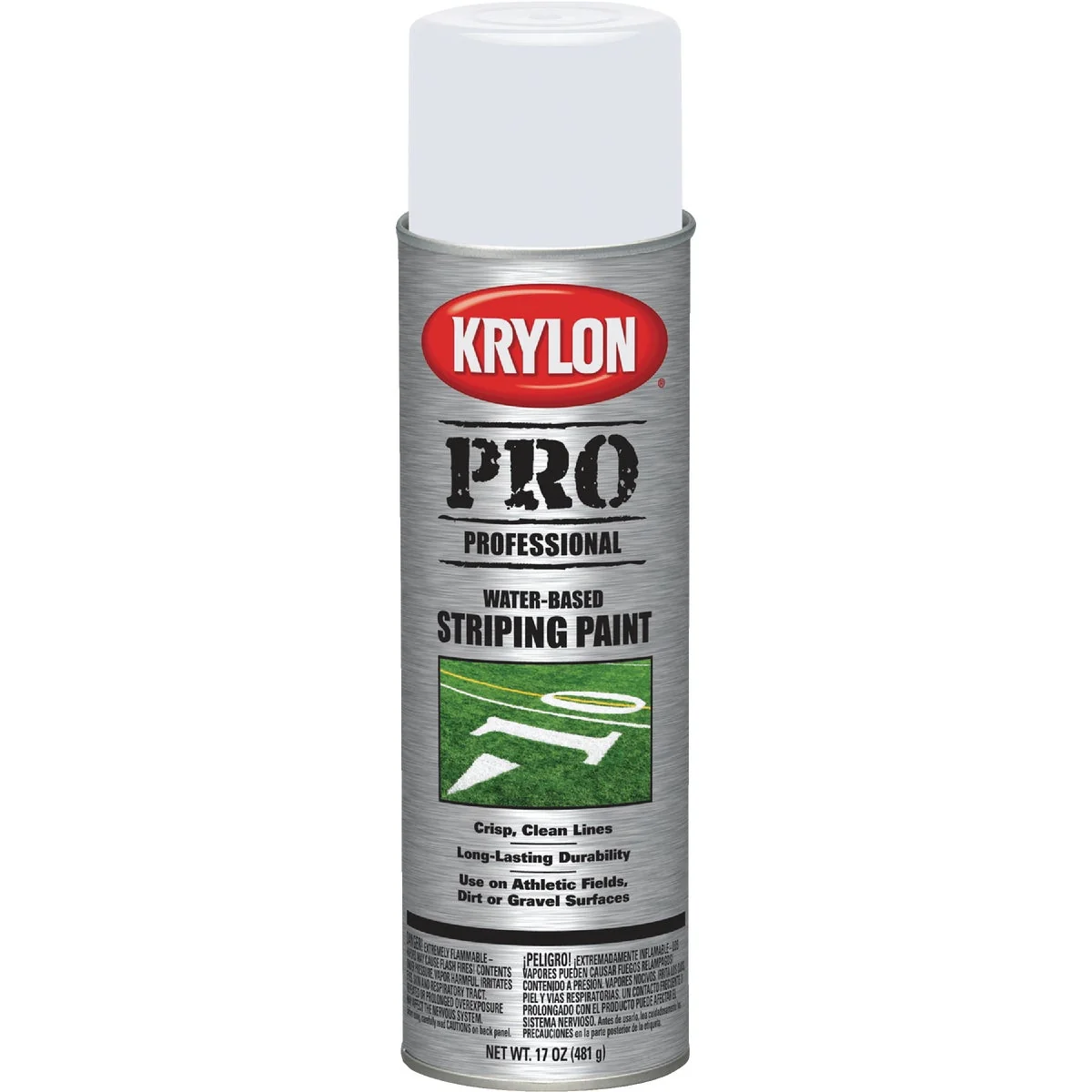 Certified Krylon Field Striping White Field 17 Oz. Striping Paint Convenient