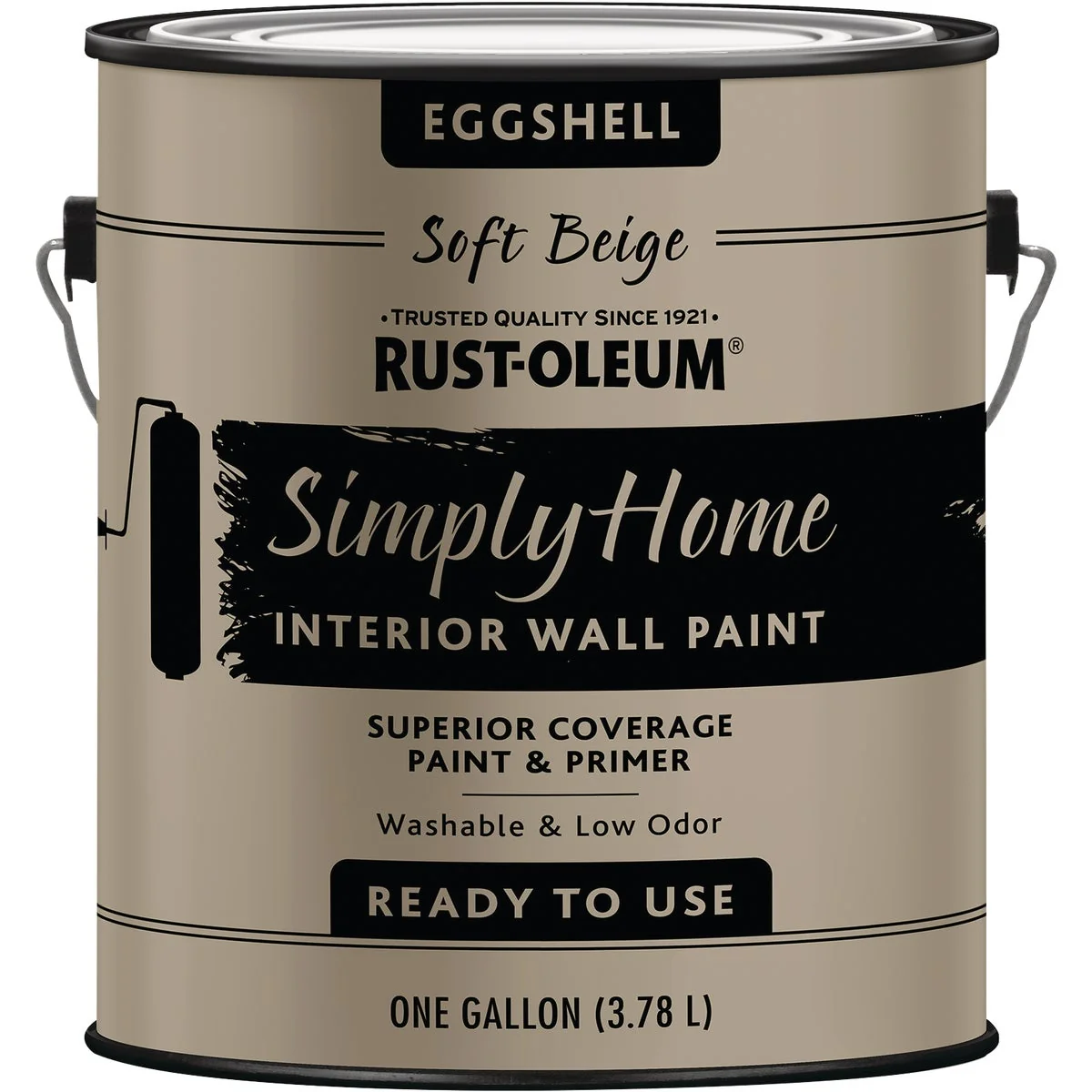 Versatile Simply Home Eggshell Soft Beige Interior Wall Paint Gallon Exceptional