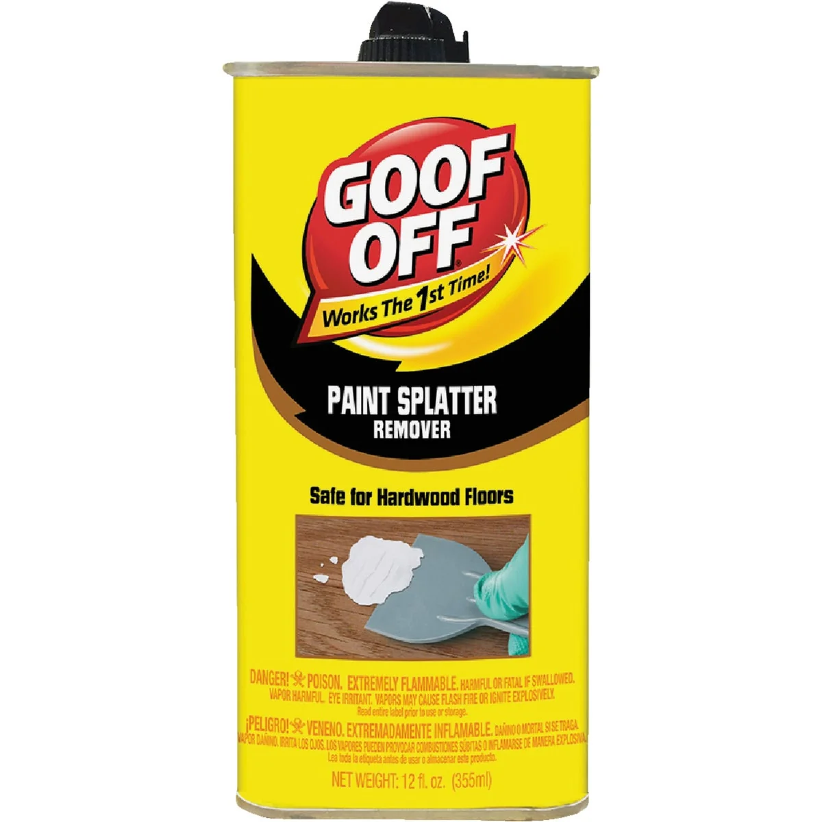 Detailed Goof Off 12 Oz. Paint Splatter Remover Flexible