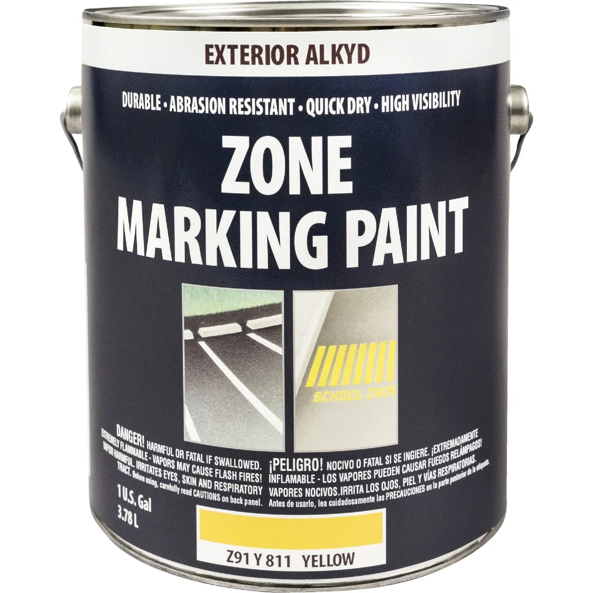 Smooth Do It Yellow Alkyd-Oil Base Gallon Traffic Paint Next-Generation