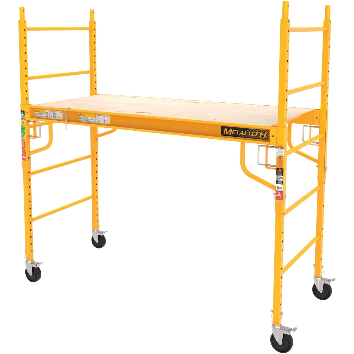 Trendy MetalTech Jobsite Series 6 Ft. Baker Scaffolding Natural