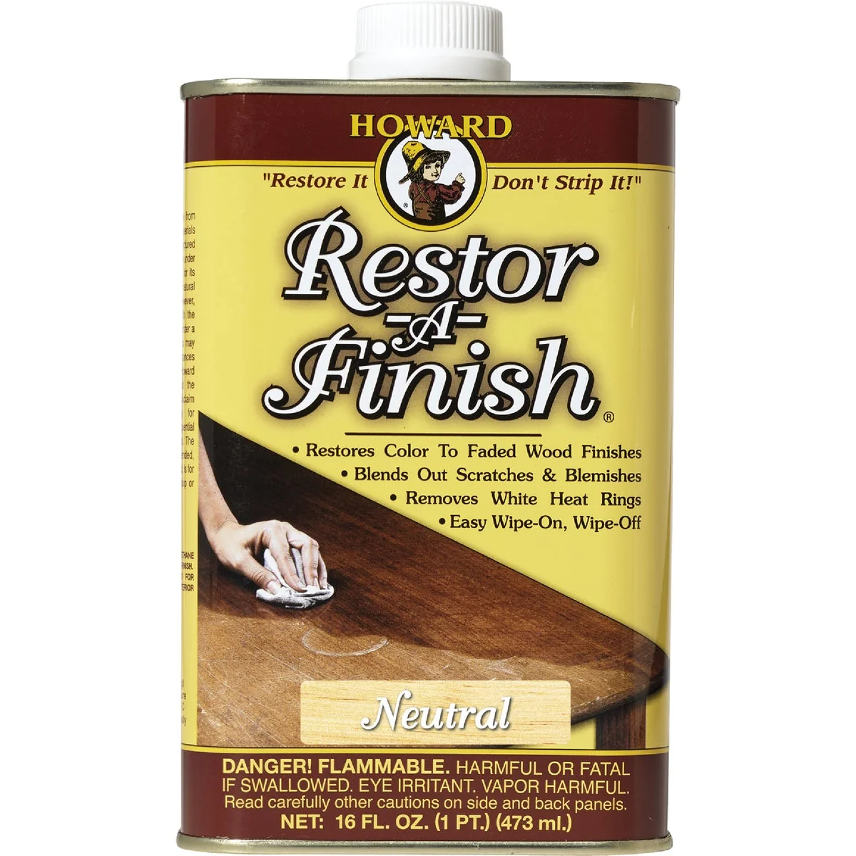 User-Friendly Howard Restor-A-Finish 16 Oz. Neutral Wood Finish Restorer Relaxed