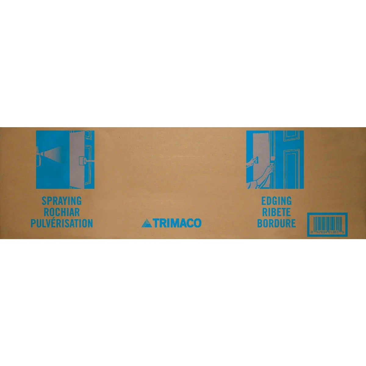 Minimalist Trimaco 31 In. Cardboard Paint Shield Organic