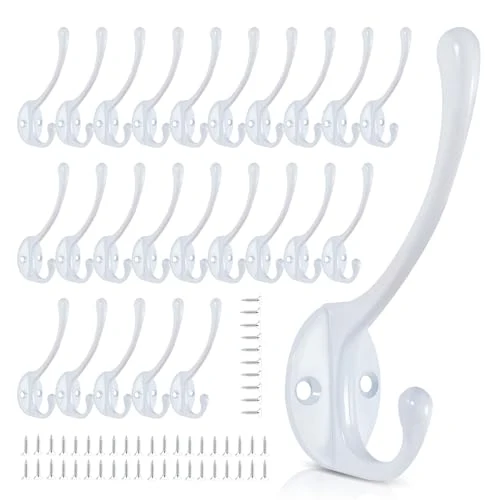 Traditional Wall Hooks for Hanging 25 Count Efficient