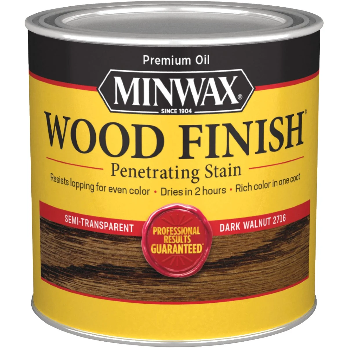 Contemporary Minwax Wood Finish Penetrating Stain Dark Walnut 1 2 Pt. Sustainable