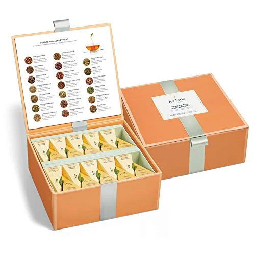 Solid Tea Sampler 40 Pyramid Infuser Bags 40 Count Prestigious
