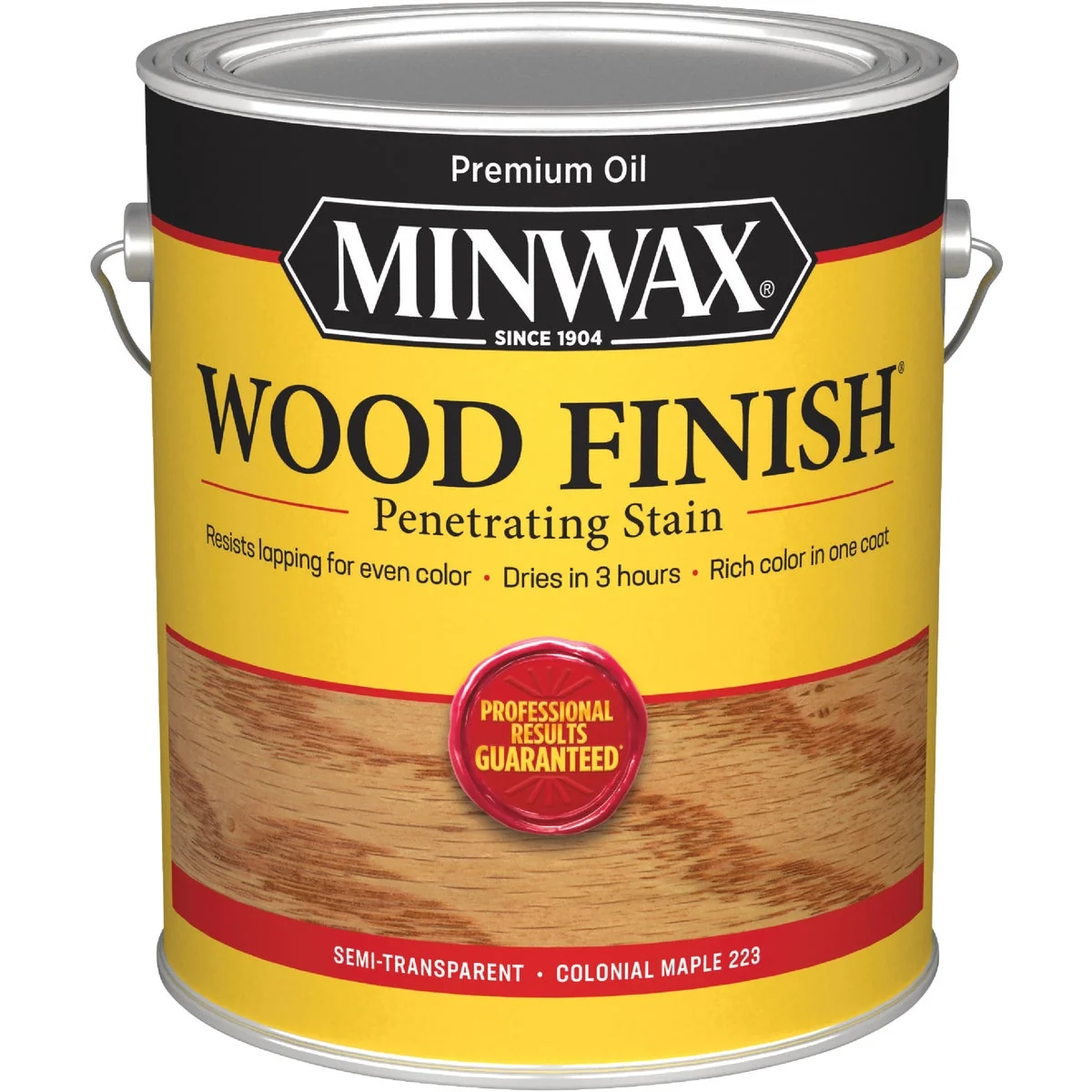 Original Minwax Wood Finish VOC Penetrating Stain Colonial Maple 1 Gal. High-Performance