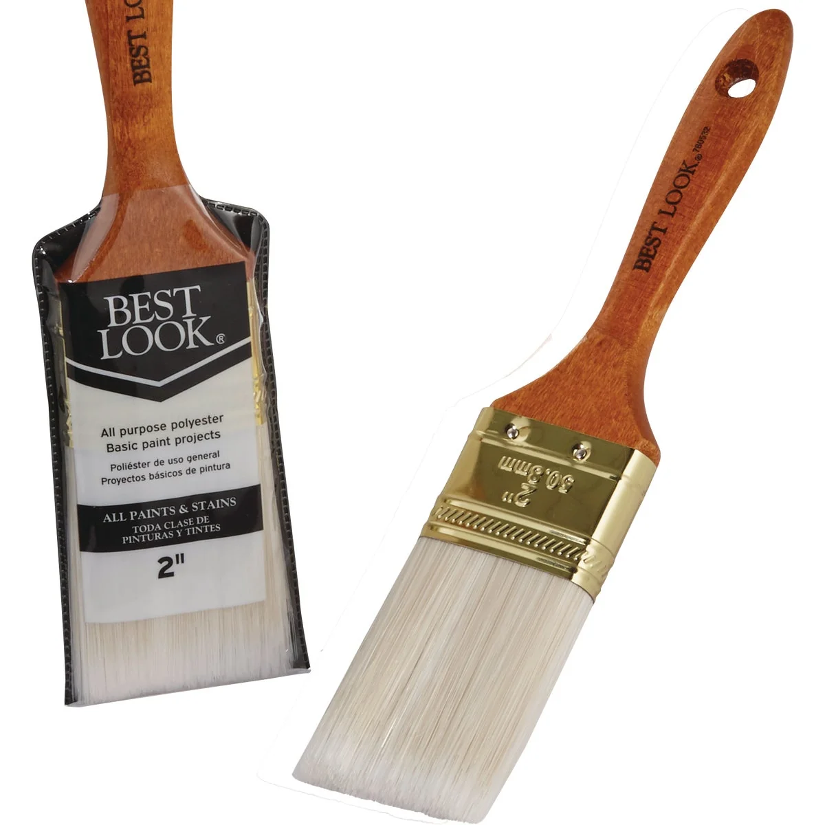 Professional Look General Purpose 2 In. Flat Polyester Paint Brush Sustainable
