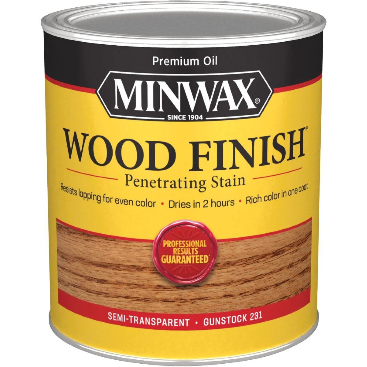 Secure Minwax Wood Finish Penetrating Stain Gunstock 1 Qt. Crafted