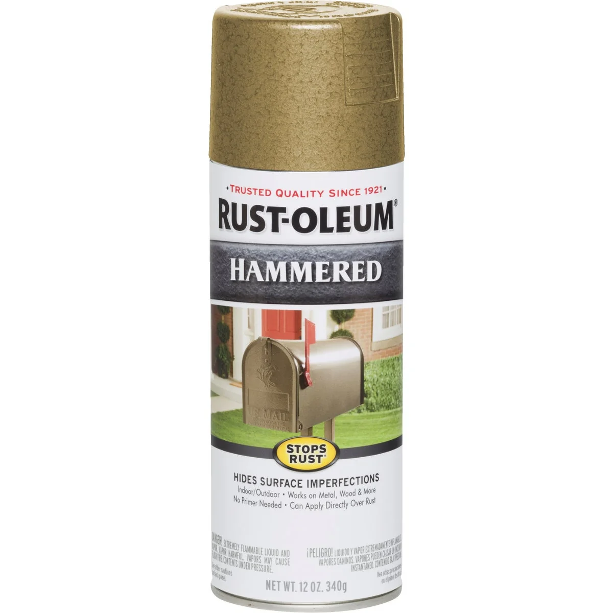 Outstanding Rust-Oleum Gold Metallic 12 Oz. Hammered Finish Spray Paint Environmentally Friendly