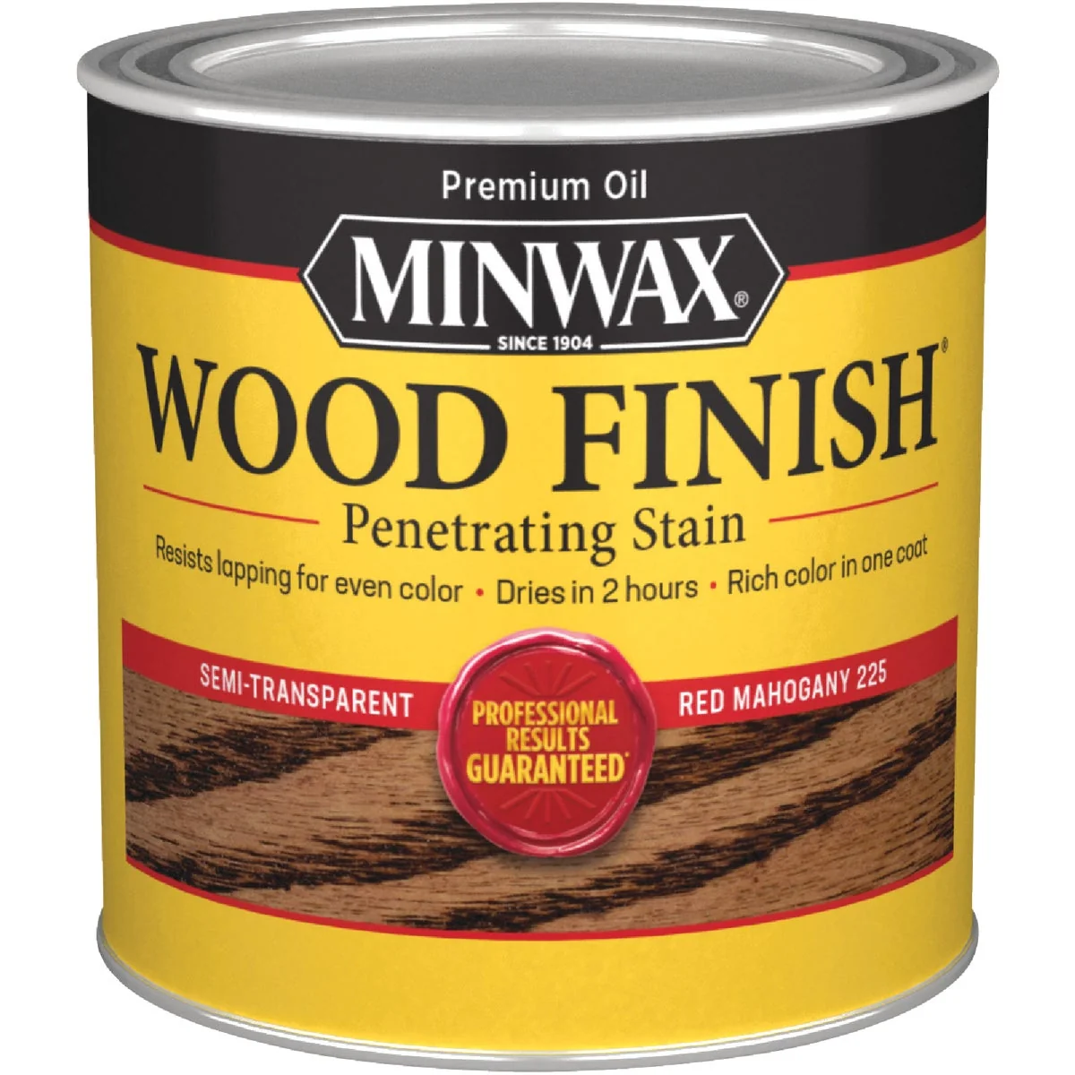 Organic Minwax Wood Finish Penetrating Stain Red Mahogany 1 2 Pt. Smooth