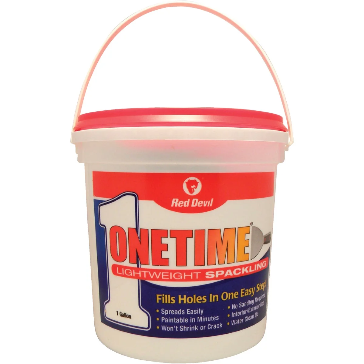 Reliable Red Devil Onetime 1 Gal. Lightweight Acrylic Spackling Compound Advanced