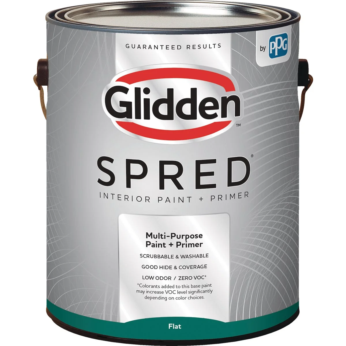 High-Grade Glidden Spred Interior Paint Primer Flat Ultra Deep Base 1 Gallon Excellent