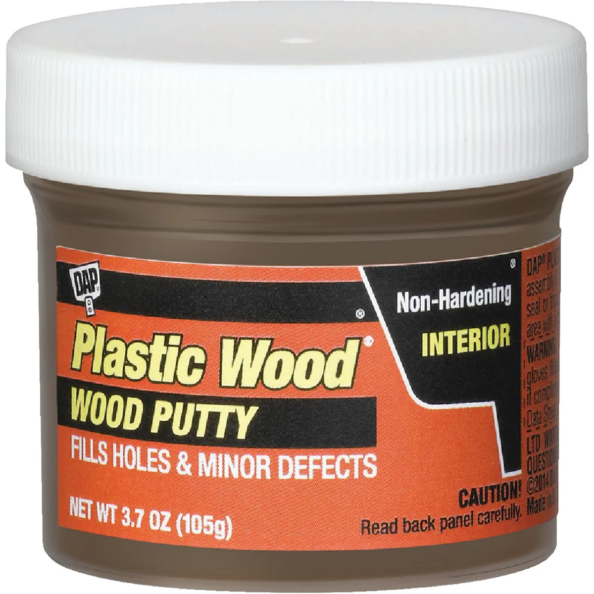 Premium Material DAP Plastic Wood 3.7 Oz. Dark Walnut Wood Putty Versatile