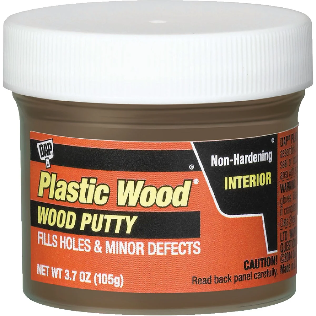 High-Performance DAP Plastic Wood 3.7 Oz. Light Walnut Wood Putty Authentic