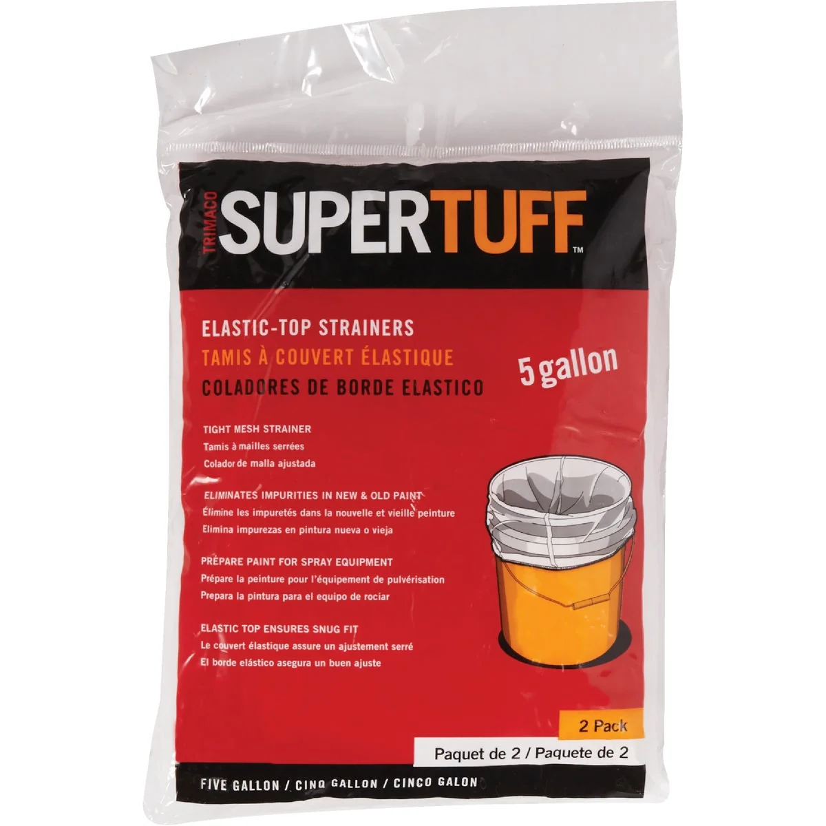 Green Trimaco SuperTuff 5 Gal. Elastic Paint Strainer Modern