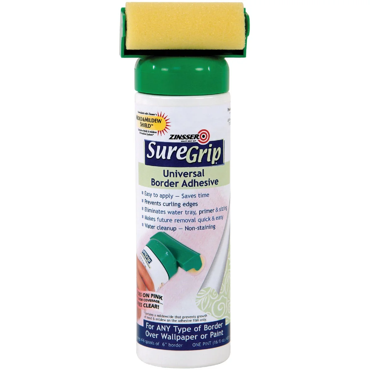 Premium Material Zinsser SureGrip Universal Border Wallcovering Adhesive Versatile