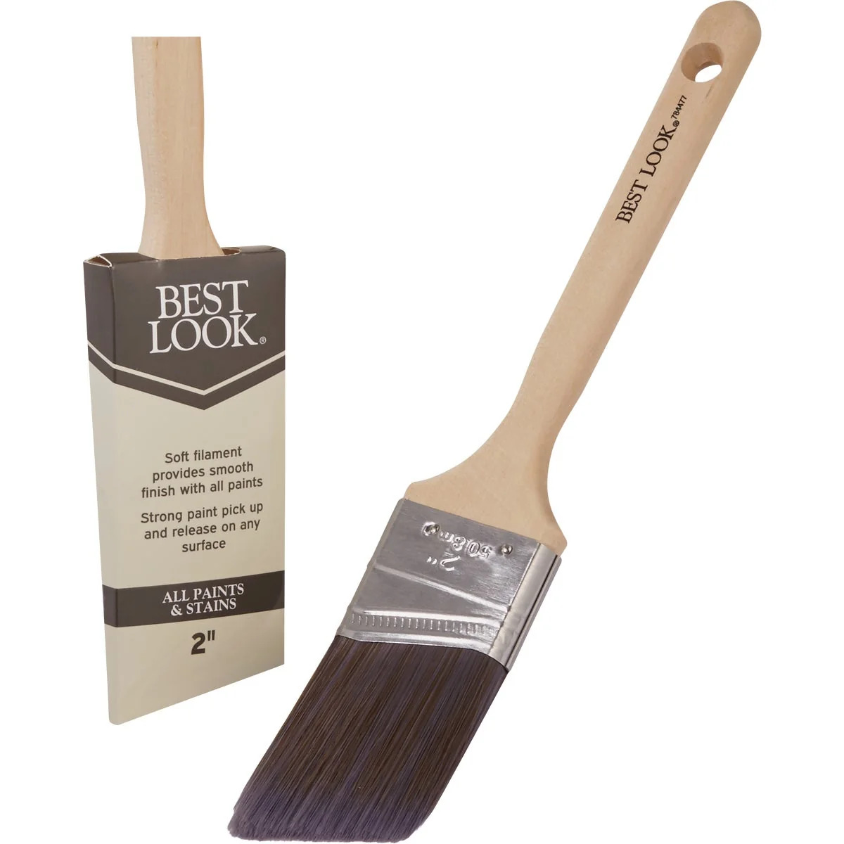Next-Generation Look 2 In. Angle Polyester Paint Brush Convenient