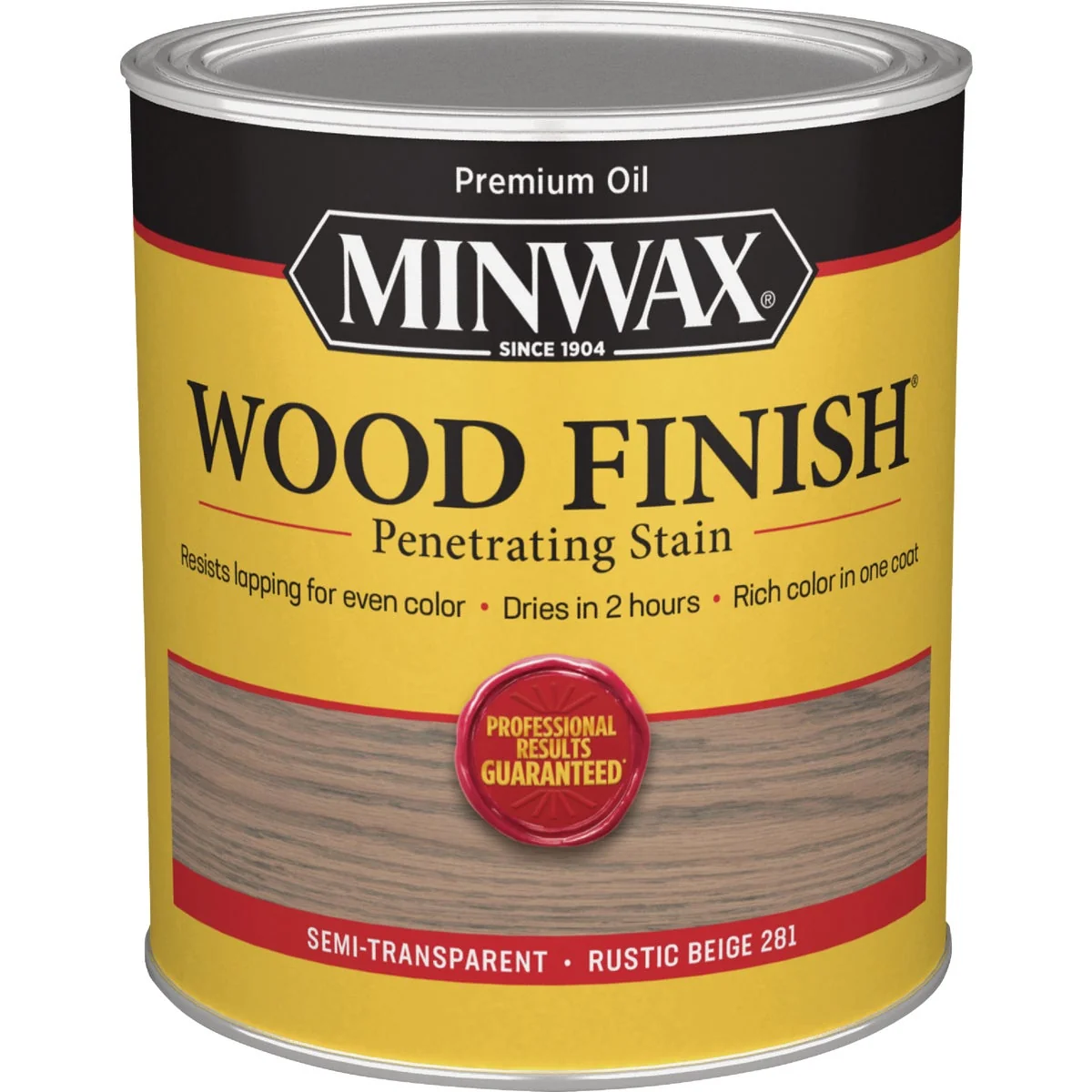 High-Grade Minwax Penetrating Stain Wood Finish Rustic Beige 1 Qt. Stylish