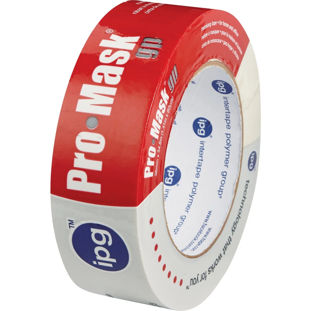 Natural IPG PG500 1.41 In. x 60 Yd. General-Purpose Masking Tape Excellent