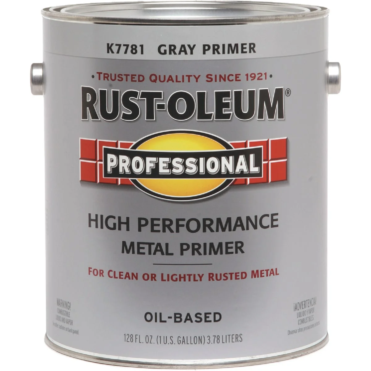 First-Class Rust-Oleum Professional Oil-Based Flat VOC Formula Metal Primer Gray 1 Gal. Sustainable