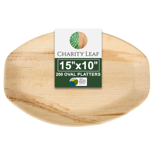Carefully Designed Disposable Bamboo 15 x 10 Trays 200 Count Superior