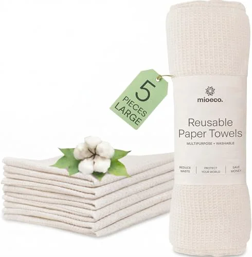 Optimized 5 Pack Reusable Kitchen Paper Towels 5 Count Innovative