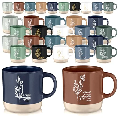 Smart 30 Pcs Christian Mugs Bulk for Women Gifts 30 Count Flexible