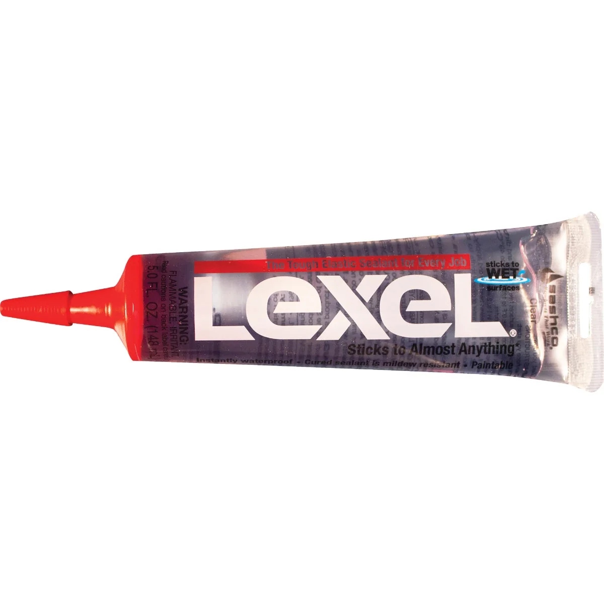 User-Friendly Sashco Lexel 5 Oz. VOC Caulk Polymer Sealant Clear Detailed