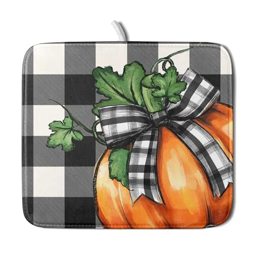 Next-Generation 16 x18 Fall Decorative Dish Drying Mat Effective