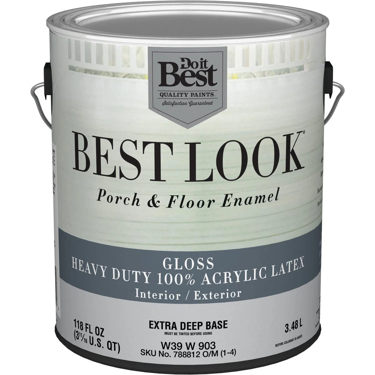 Casual Look 1 Gal. Extra Deep Base Heavy-Duty Acrylic Latex Gloss Porch Floor Enamel First-Class
