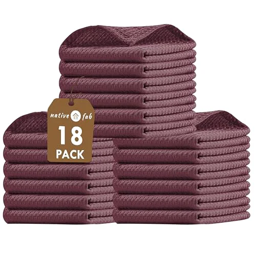 Recyclable 18 Pack Dish Cloths 18 Count Reliable
