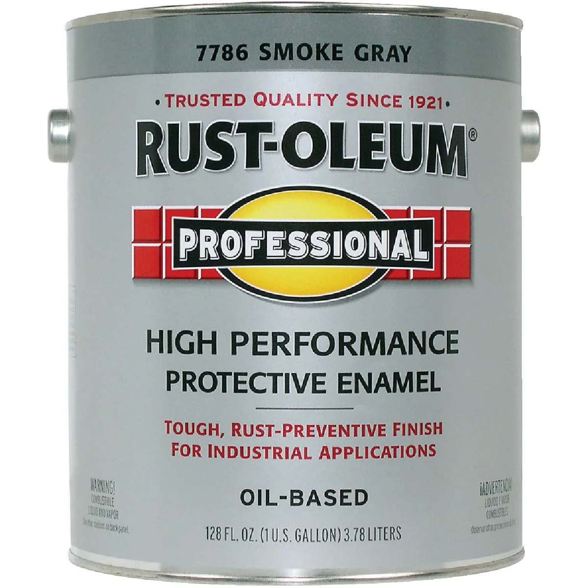 Soft Rust-Oleum Gloss VOC for SCAQMD Professional Enamel Smoke Gray 1 Gal. Versatile