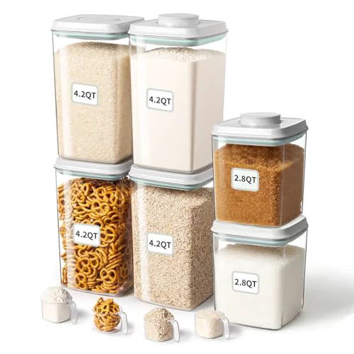 Dependable Food Storage Container Sets 6 Count Soft